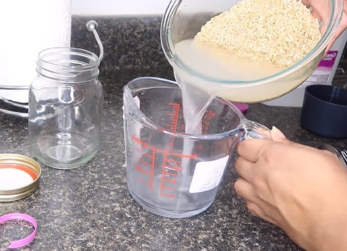 how to prepare rice water for skin