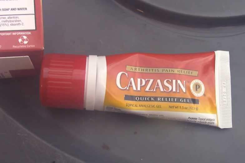 how long does capsaicin stay on skin